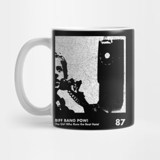 Biff Bang Pow!  Minimalist Graphic Artwork Design Mug